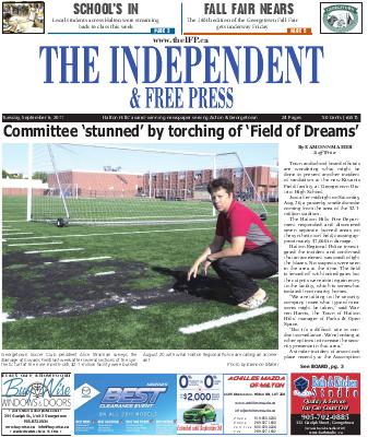 Independent & Free Press (Georgetown, ON), 6 Sep 2011