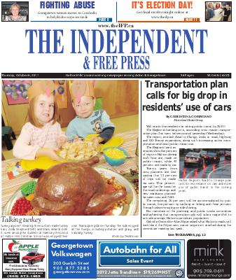 Independent & Free Press (Georgetown, ON), 6 Oct 2011