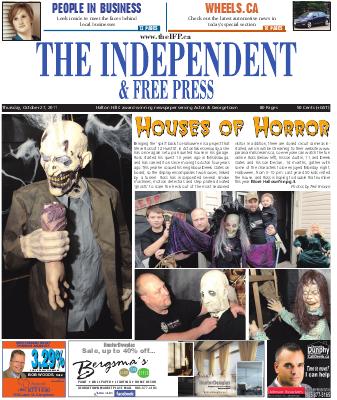 Independent & Free Press (Georgetown, ON), 27 Oct 2011