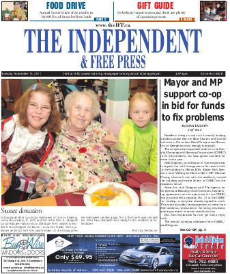 Independent & Free Press (Georgetown, ON), 15 Nov 2011