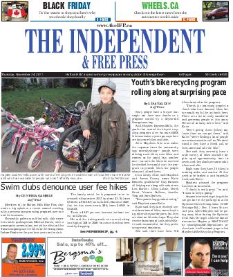 Independent & Free Press (Georgetown, ON), 24 Nov 2011