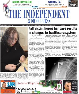 Independent & Free Press (Georgetown, ON), 8 Dec 2011