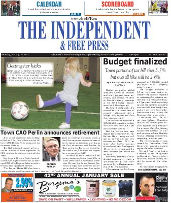 Independent & Free Press (Georgetown, ON), 19 Jan 2012