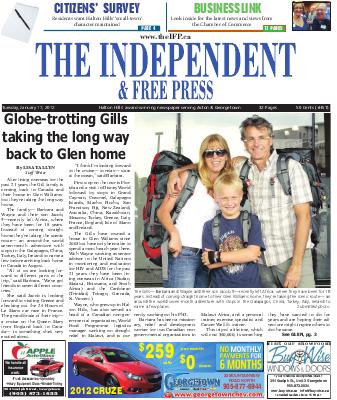 Independent & Free Press (Georgetown, ON), 17 Jan 2012