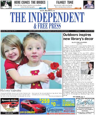 Independent & Free Press (Georgetown, ON), 14 Feb 2012