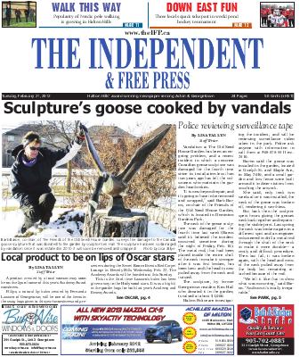 Independent & Free Press (Georgetown, ON), 21 Feb 2012