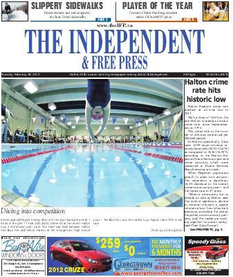 Independent & Free Press (Georgetown, ON), 28 Feb 2012