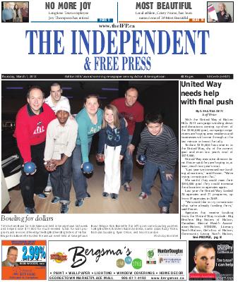 Independent & Free Press (Georgetown, ON), 1 Mar 2012