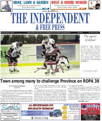 Independent & Free Press (Georgetown, ON), 3 Apr 2012