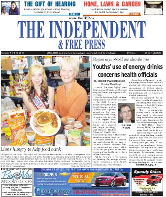 Independent & Free Press (Georgetown, ON), 10 Apr 2012