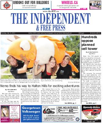 Independent & Free Press (Georgetown, ON), 12 Jul 2012