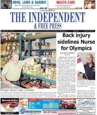 Independent & Free Press (Georgetown, ON), 17 Jul 2012