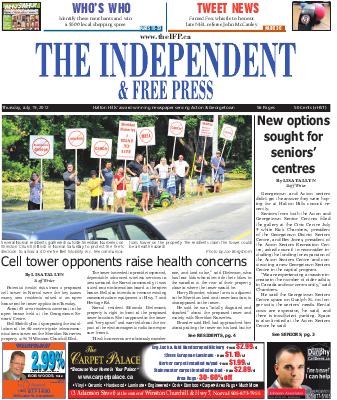 Independent & Free Press (Georgetown, ON), 19 Jul 2012