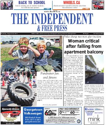 Independent & Free Press (Georgetown, ON), 23 Aug 2012