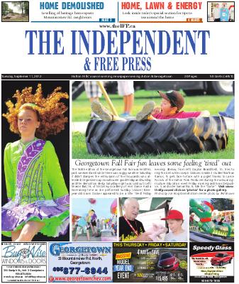 Independent & Free Press (Georgetown, ON), 11 Sep 2012