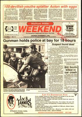 Independent & Free Press (Georgetown, ON), 3 Nov 1990