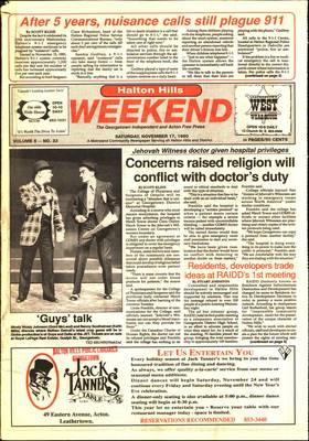 Independent & Free Press (Georgetown, ON), 17 Nov 1990