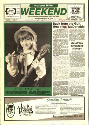 Independent & Free Press (Georgetown, ON), 16 Mar 1991