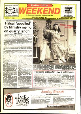 Independent & Free Press (Georgetown, ON), 20 Apr 1991