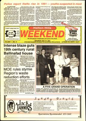 Independent & Free Press (Georgetown, ON), 13 Jul 1991