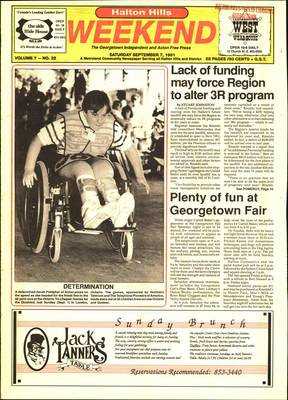 Independent & Free Press (Georgetown, ON), 7 Sep 1991