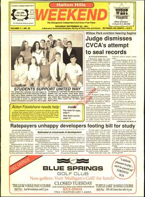 Independent & Free Press (Georgetown, ON), 28 Sep 1991