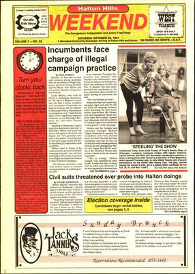 Independent & Free Press (Georgetown, ON), 26 Oct 1991