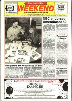 Independent & Free Press (Georgetown, ON), 23 Nov 1991