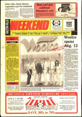 Independent & Free Press (Georgetown, ON), 9 Aug 1992