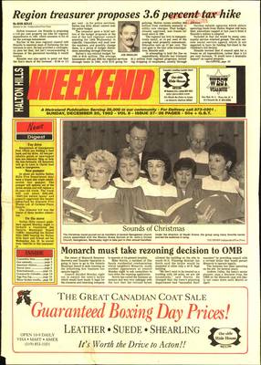 Independent & Free Press (Georgetown, ON), 20 Dec 1992