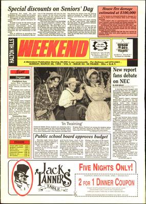 Independent & Free Press (Georgetown, ON), 28 Mar 1993