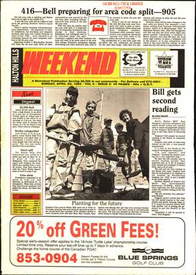 Independent & Free Press (Georgetown, ON), 25 Apr 1993