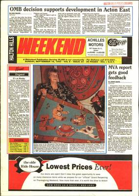 Independent & Free Press (Georgetown, ON), 19 Sep 1993