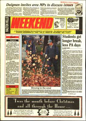 Independent & Free Press (Georgetown, ON), 21 Nov 1993