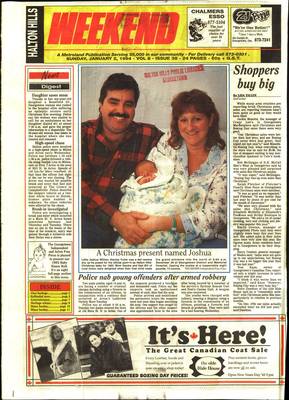 Independent & Free Press (Georgetown, ON), 2 Jan 1994