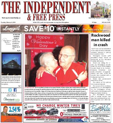 Independent & Free Press (Georgetown, ON), 11 Feb 2016