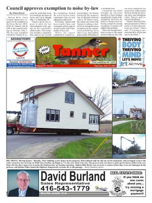 New Tanner (Acton, ON), 12 May 2016