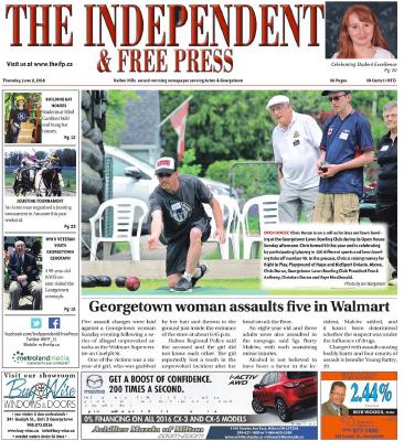 Independent & Free Press (Georgetown, ON), 2 Jun 2016