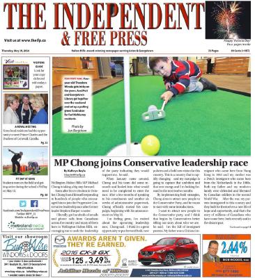 Independent & Free Press (Georgetown, ON), 19 May 2016