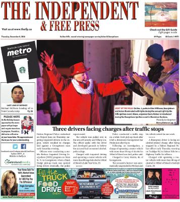 Independent & Free Press (Georgetown, ON), 8 Dec 2016