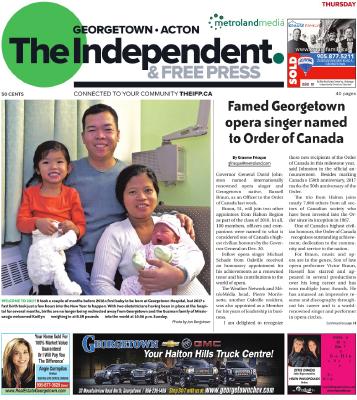 Independent & Free Press (Georgetown, ON), 5 Jan 2017