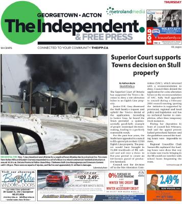 Independent & Free Press (Georgetown, ON), 12 Jan 2017