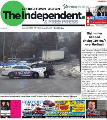 Independent & Free Press (Georgetown, ON), 19 Jan 2017