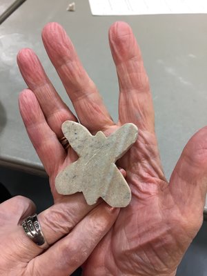 Soapstone Butterfly