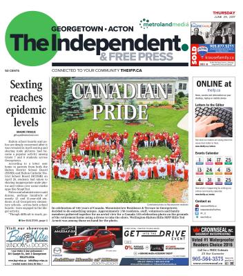 Independent & Free Press (Georgetown, ON), 29 Jun 2017