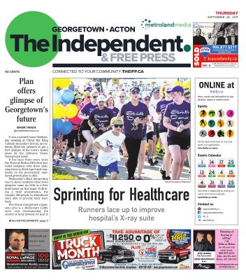 Independent & Free Press (Georgetown, ON), 28 Sep 2017