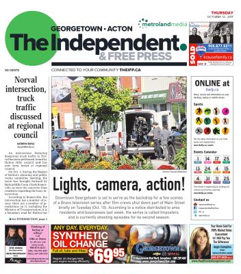 Independent & Free Press (Georgetown, ON), 12 Oct 2017