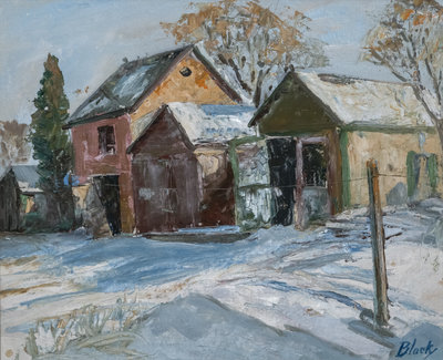 Untitled (Backyards in Winter)