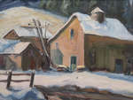 Untitled (Farm Scene in Winter)