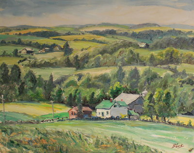 Undulating Landscape, Hillsburgh Towards Guelph